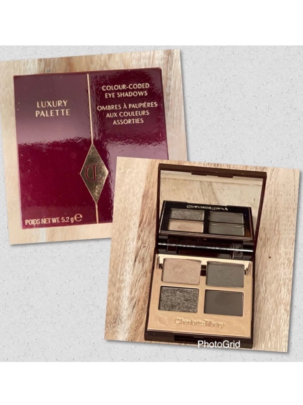 New in Box read, Charlotte Tilbury luxury palette The rock chick